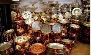 قیمت ظروف مسی کرمان + پخش تولیدی عمده کارخانه